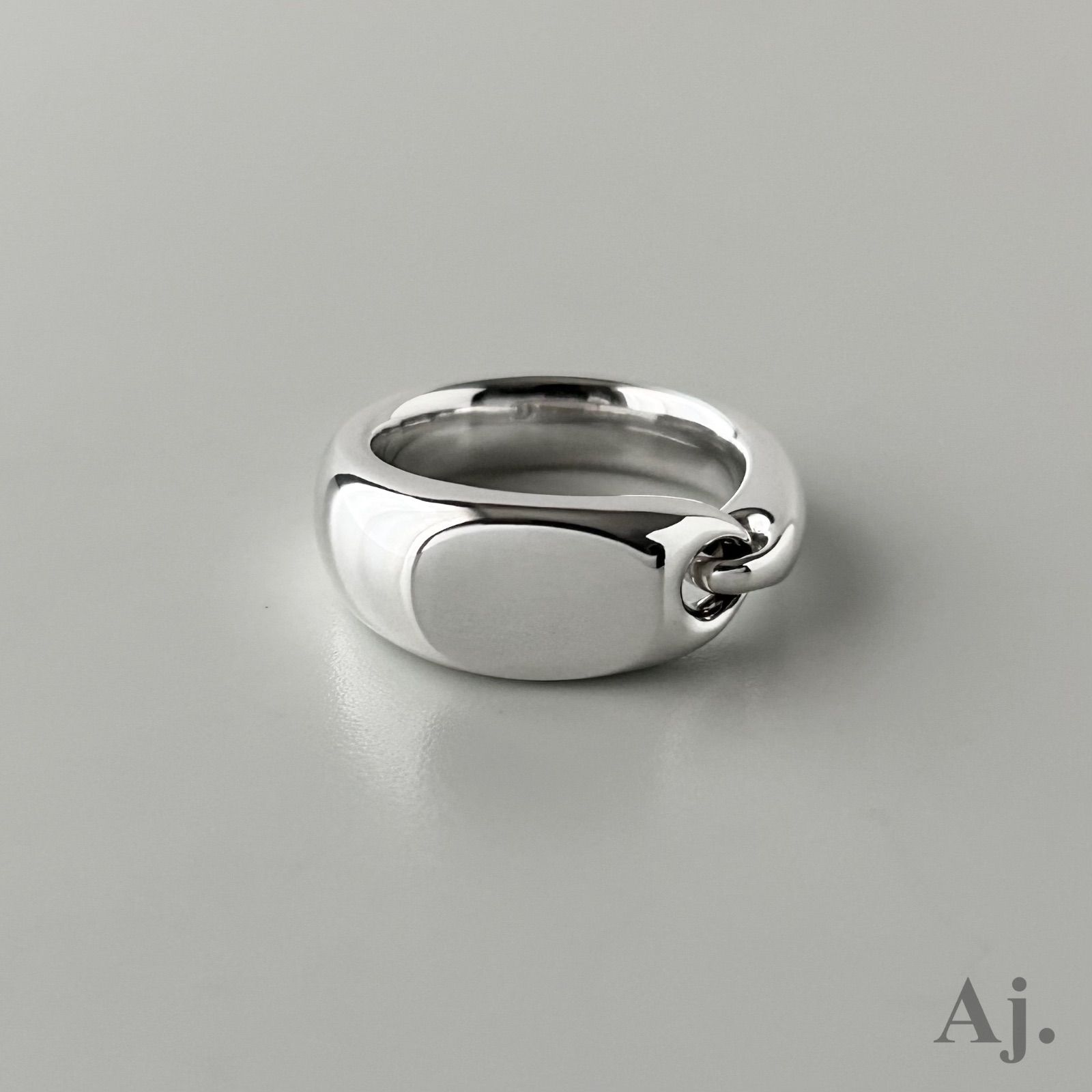 ジョージジェンセン リング 指輪 652C リフレクト シグネット #61 約19.5号 AG925 Georg Jensen