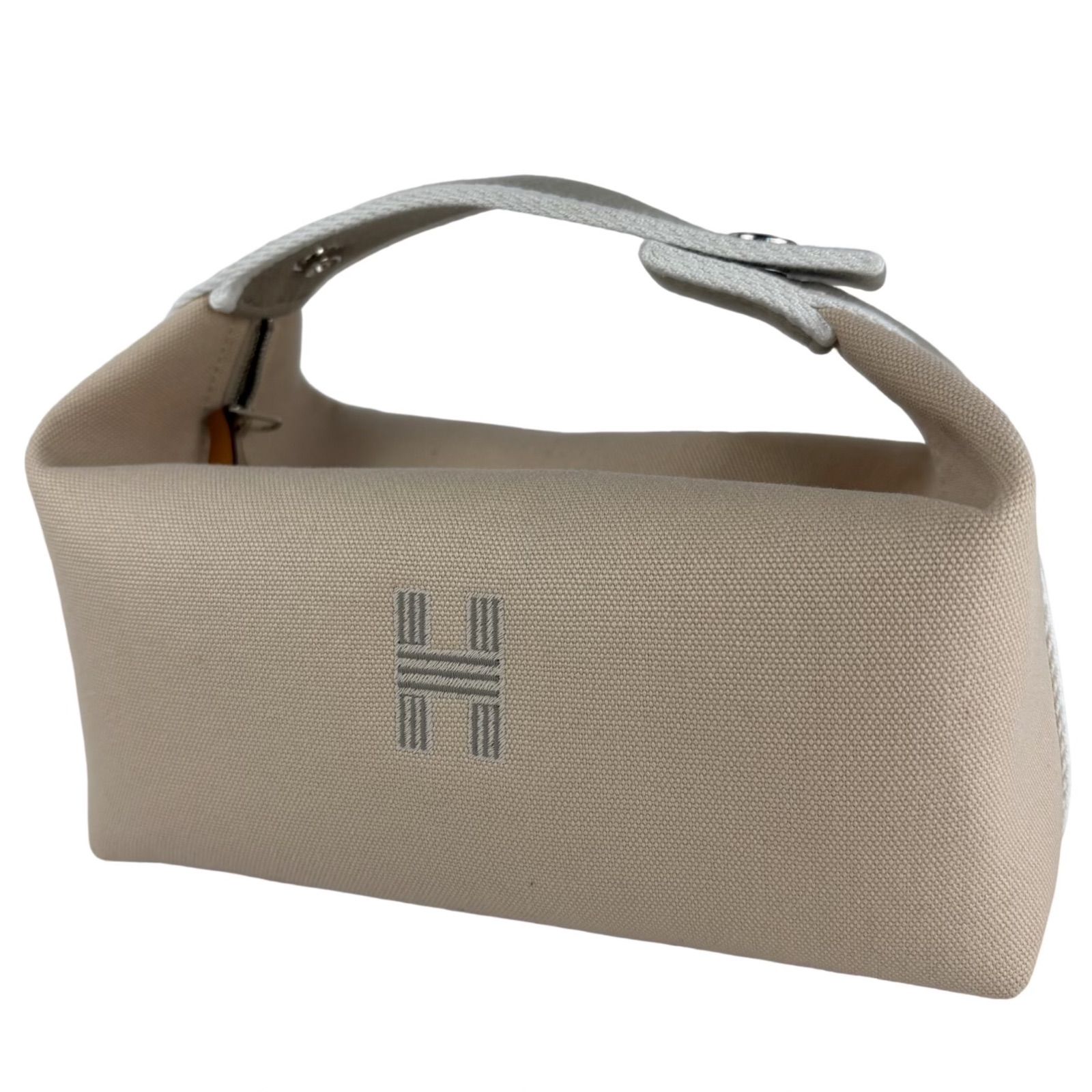 HERMES エルメス ブリッド・ア・ブラックGM ハンドバッグ ナチュラル 