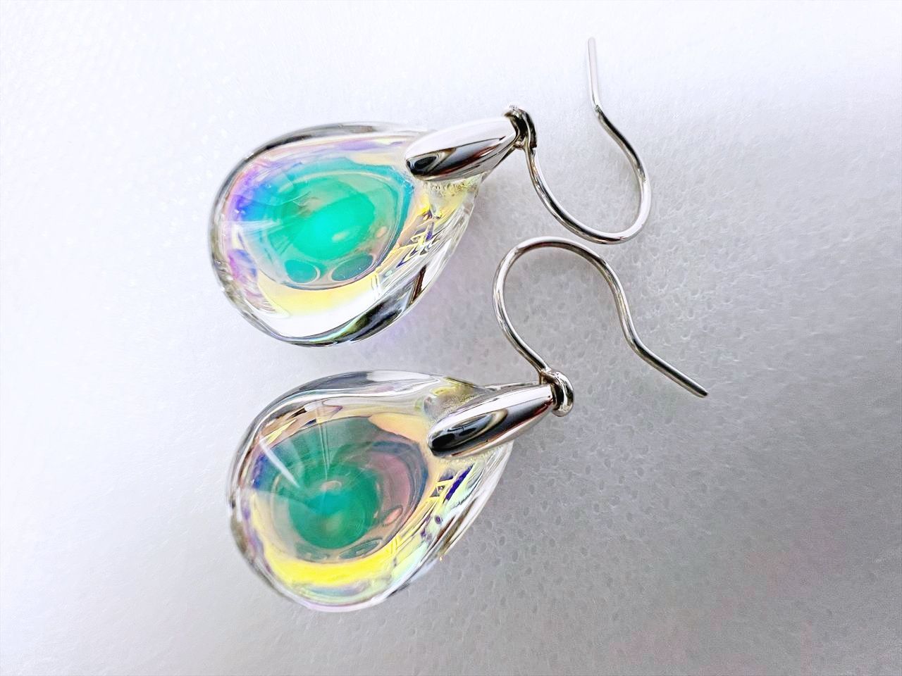 使用感なし 美品 Baccarat バカラ SV925 プシデリック ピアス