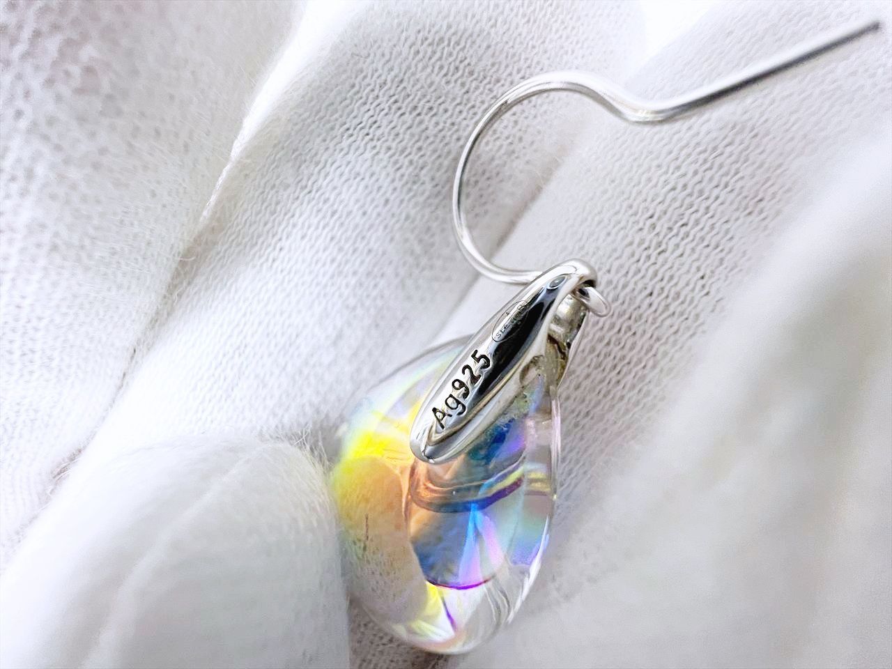 使用感なし 美品 Baccarat バカラ SV925 プシデリック ピアス