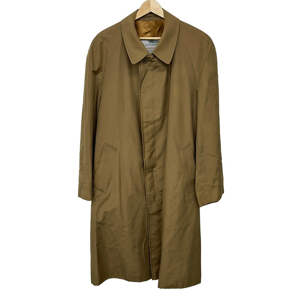 Aquascutum(アクアスキュータム) コート メンズ - ベージュ 長袖/春/秋