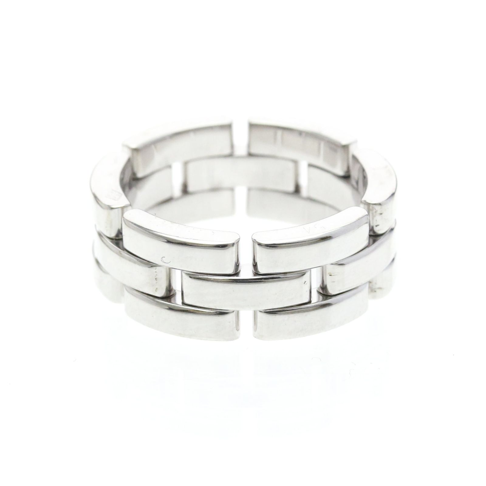カルティエ(Cartier) マイヨンパンテールリング K18ホワイトゴールド(K18WG) ファッション 無し バンドリング シルバー
