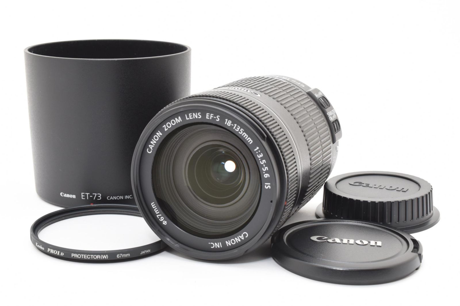 【返品保証】良品|Canon キヤノン EF-S 18-135mm F3.5-5.6 IS STM レンズ #C260702-13