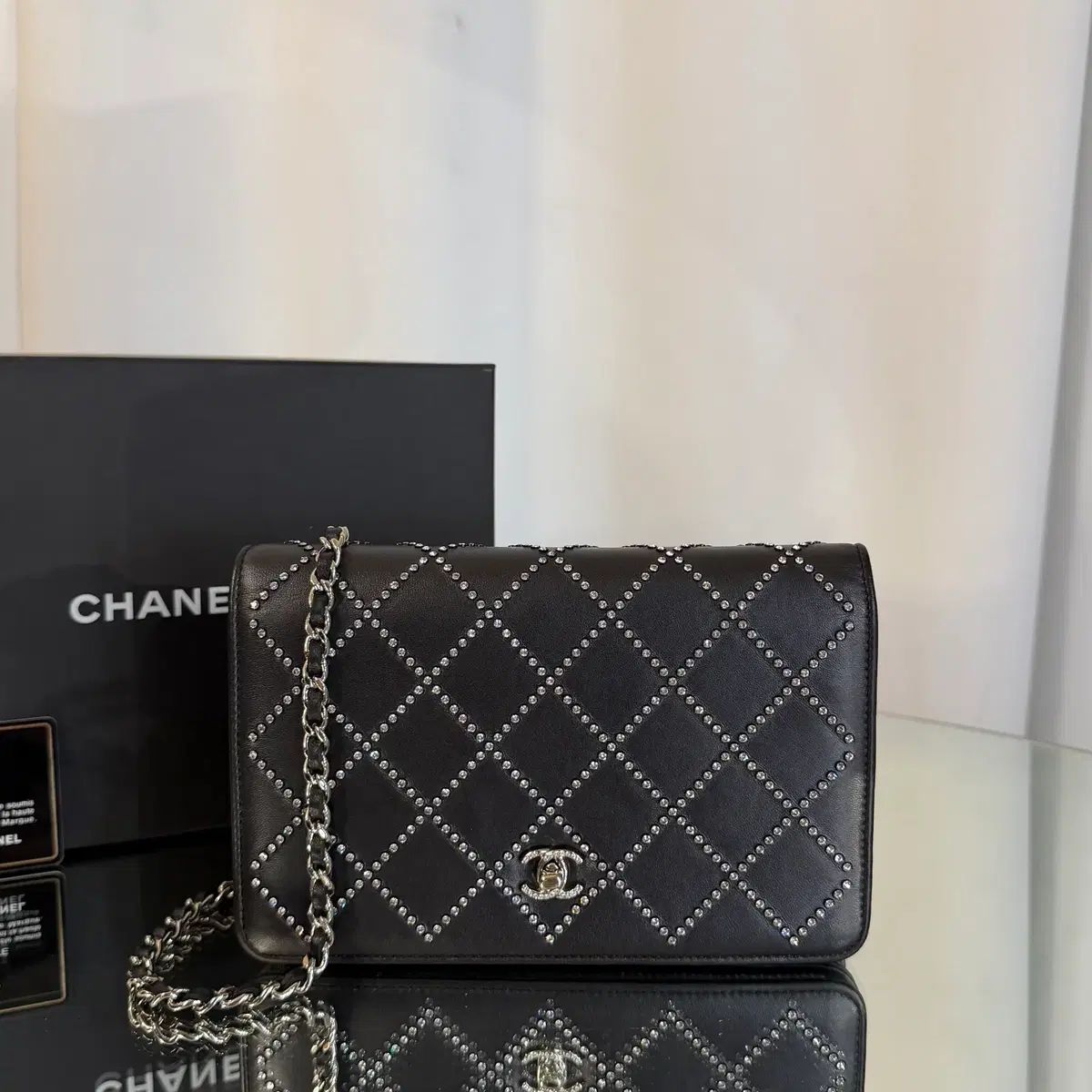 限定シーズン CHANEL AP0960 ラムスキン WOC クロスバック