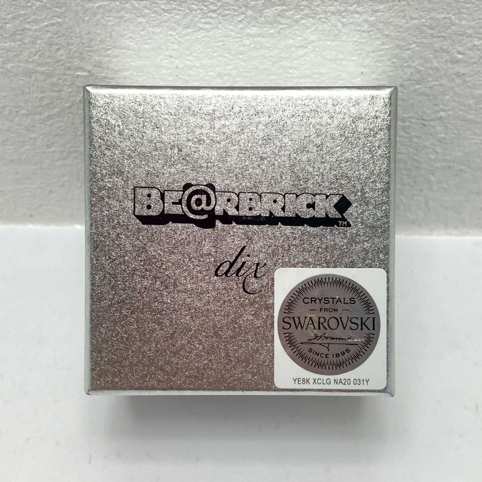 【物流センター】 中古 キーホルダー dix × BE@RBRICK CRYSTAL DECORATE CHARM 【731】