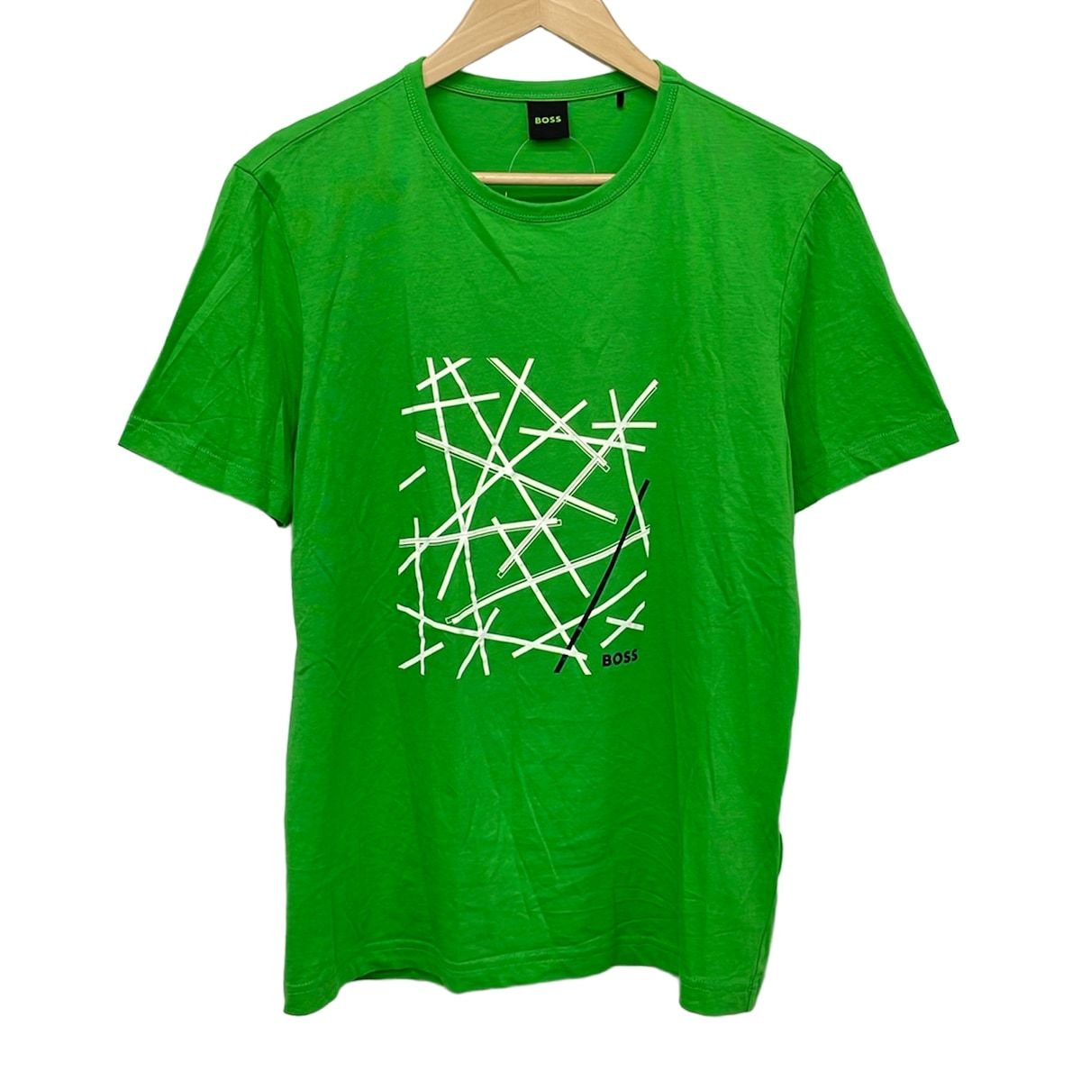 HUGOBOSS(ヒューゴボス) 半袖Tシャツ サイズS メンズ美品 グリーン