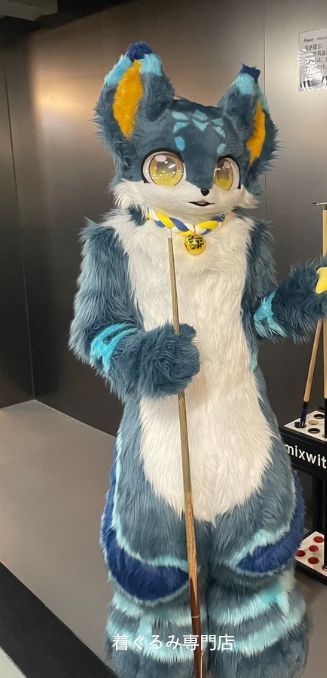 狼　犬　猫　着ぐるみ 　ヘッド ケモノ ファースーツ ぬいぐるみ コスプレ コスチューム Kurumi 一点物 D168