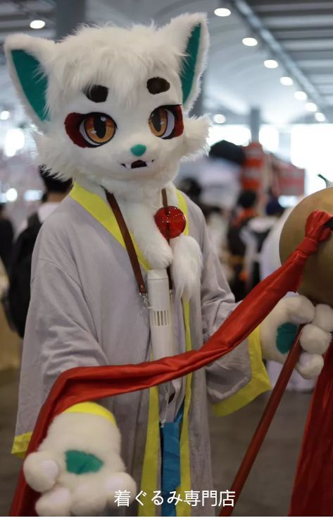 狼　犬　猫　着ぐるみ 　ヘッド ケモノ ファースーツ ぬいぐるみ コスプレ コスチューム Kurumi 一点物 D173