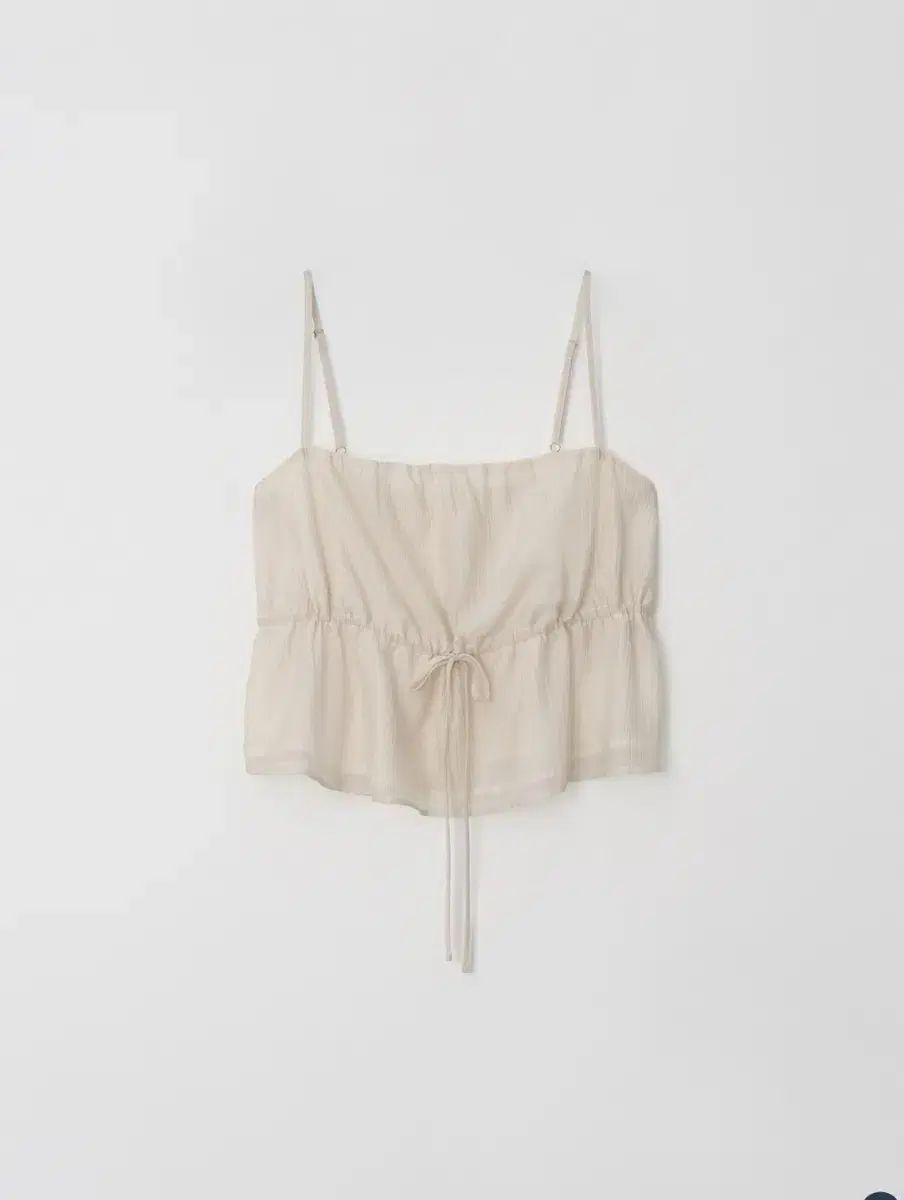 (新品)ユン・スル・ショップ shell beige bustier blouse