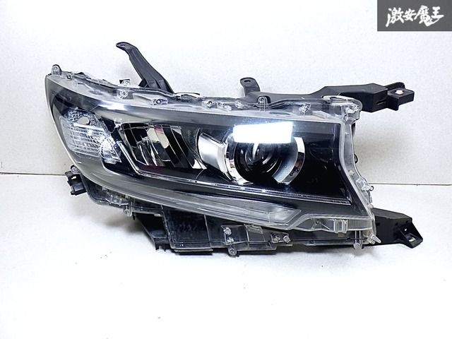 【点灯品外し】トヨタ 純正 TRJ150W 150系 ランドクルーザー ランクル 後期 LED ヘッドライト レンズ 右 右側 RH KOITO 60-262 J 即納 25,411円