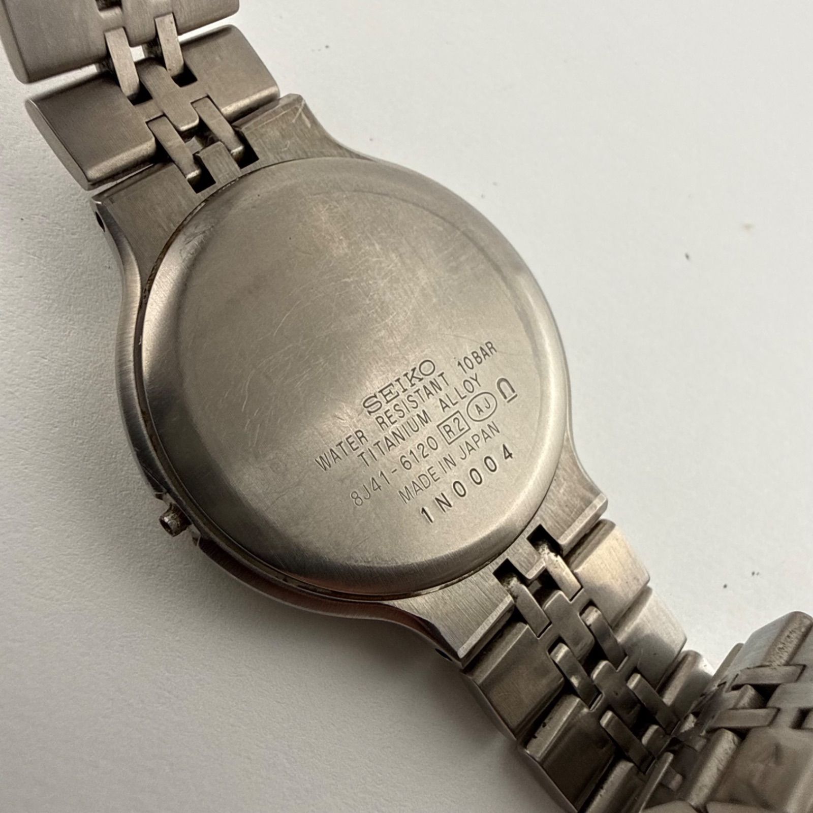 SEIKO セイコー DOLCE ドルチェ TITANIUM チタニウム 8J41-6120 メンズ