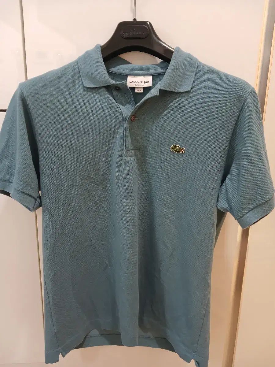 ラコステ ターコイズ 半袖 カラーTシャツ クラシックフィット M