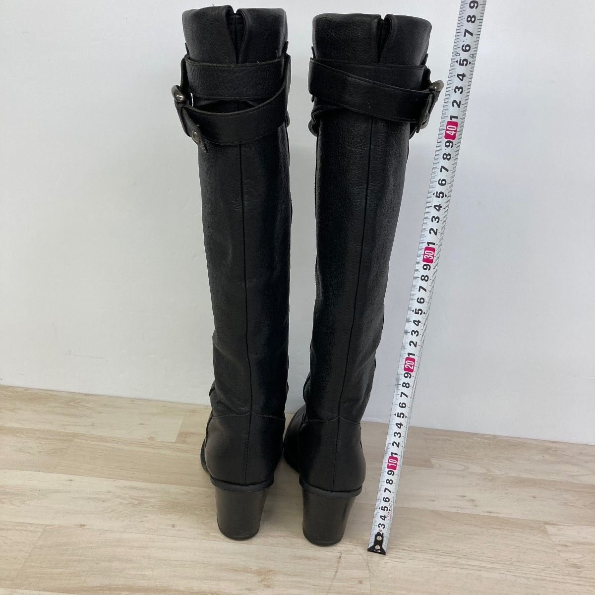 ダイアナ　ロングブーツ25cm 試着のみ DIANA/ダイアナ ロングブーツ 25cm ブラック/黒 ヒール 日本製 WD