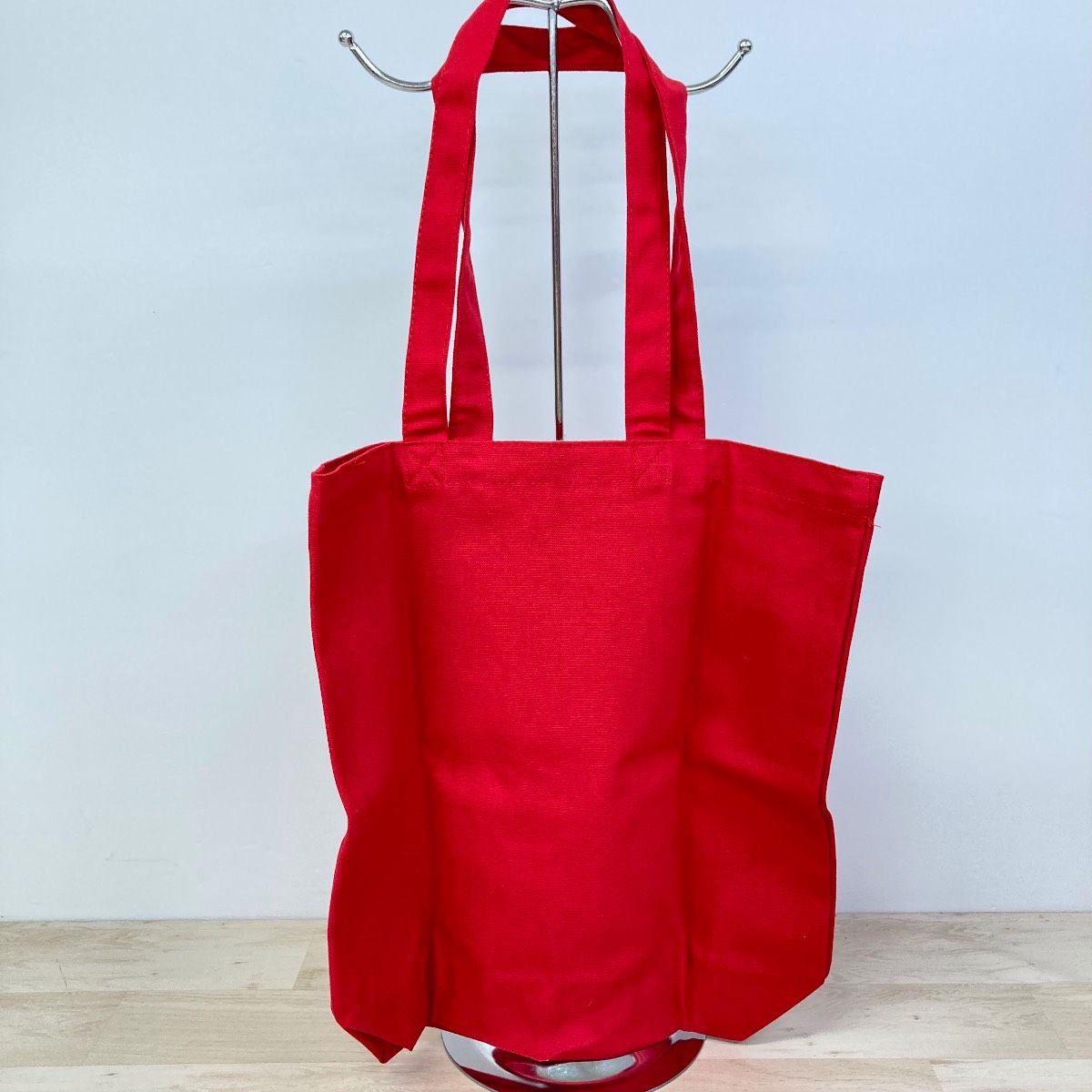 極美品 HIROKO KOSHINO/ヒロココシノ トートバッグ/エコバッグ レッド