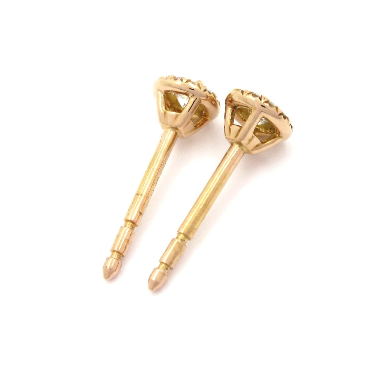 【sae】ティファニー ソレスト ダイヤ ピアス K18PG TIFFANY&Co.(ティファニー) ピアス美品 ソレスト K18PG×ダイヤモンド