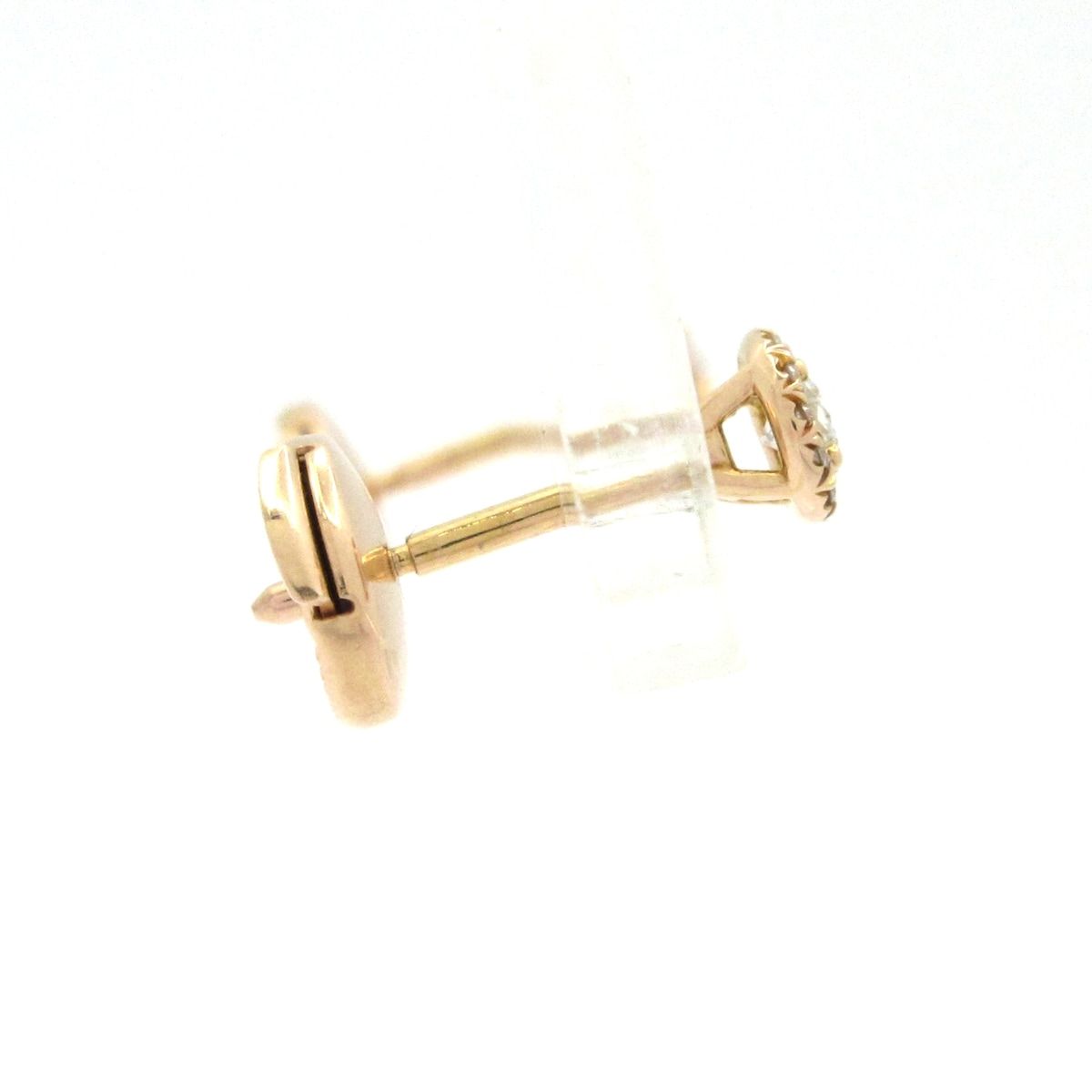 TIFFANY&Co.(ティファニー) ピアス美品 ソレスト K18PG×ダイヤモンド
