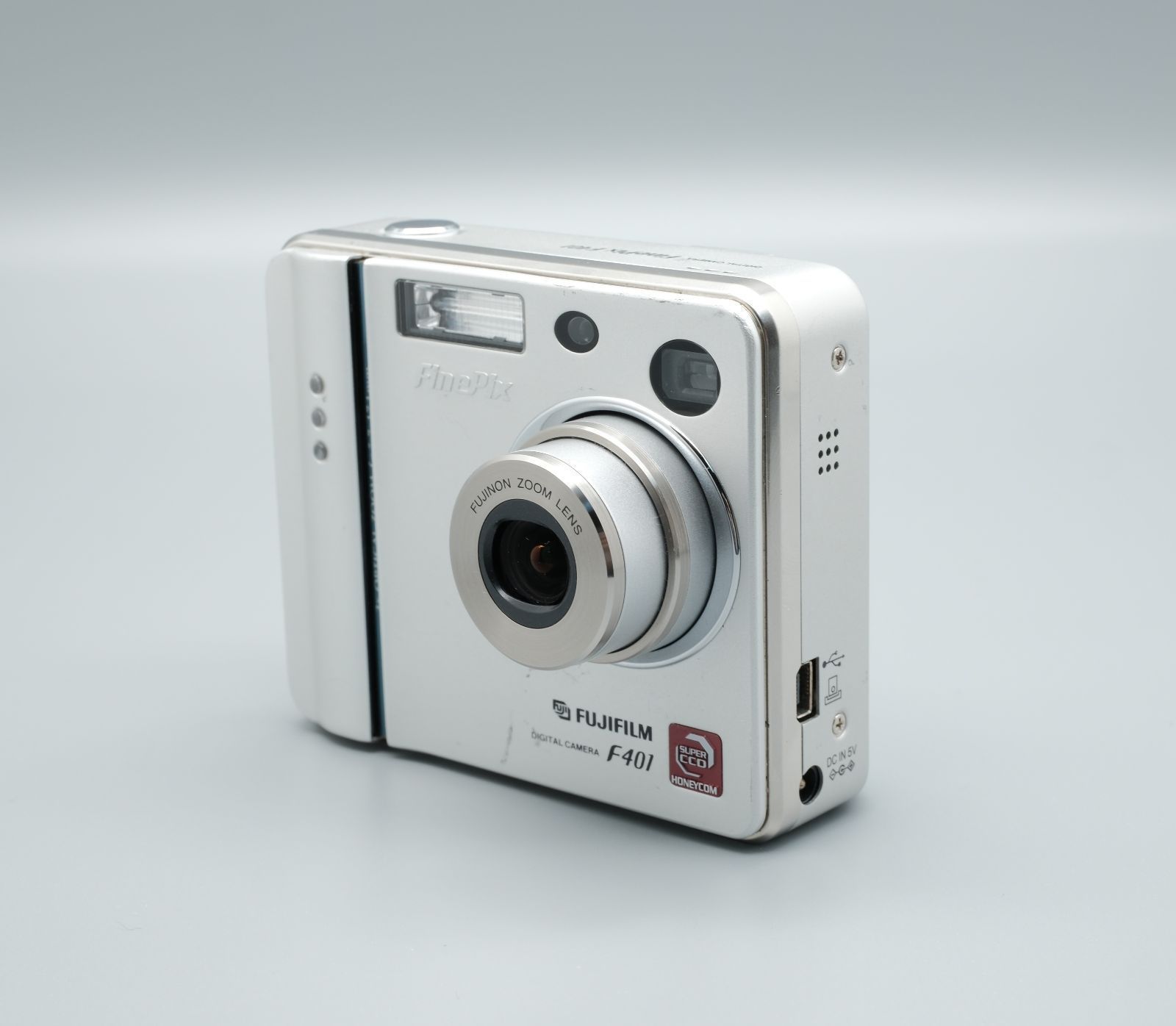 □完動品 FUJIFILM FinePix F401 シルバー コンパクトデジタルカメラ