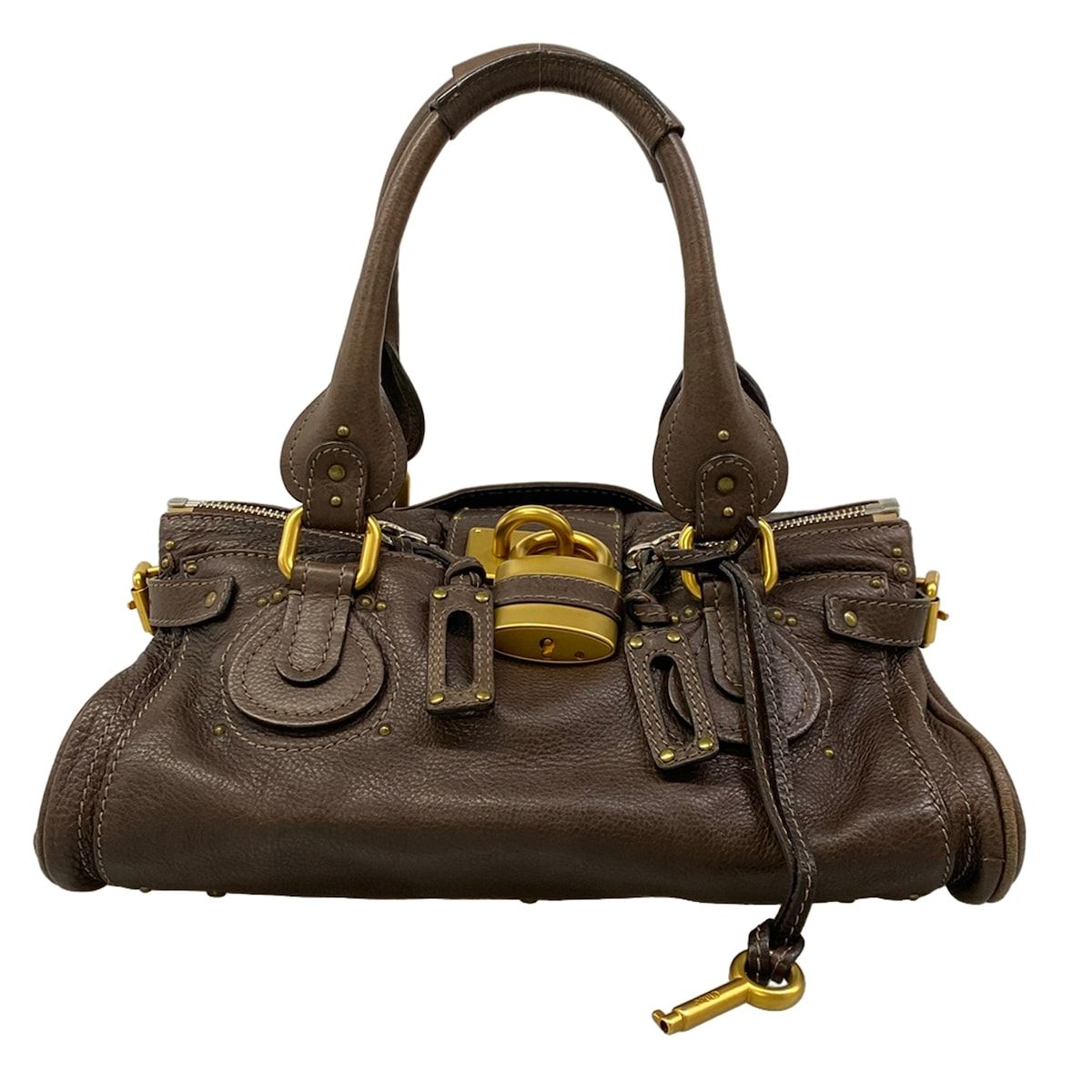 Chloe(クロエ) ハンドバッグ パディントン ダークブラウン レザー