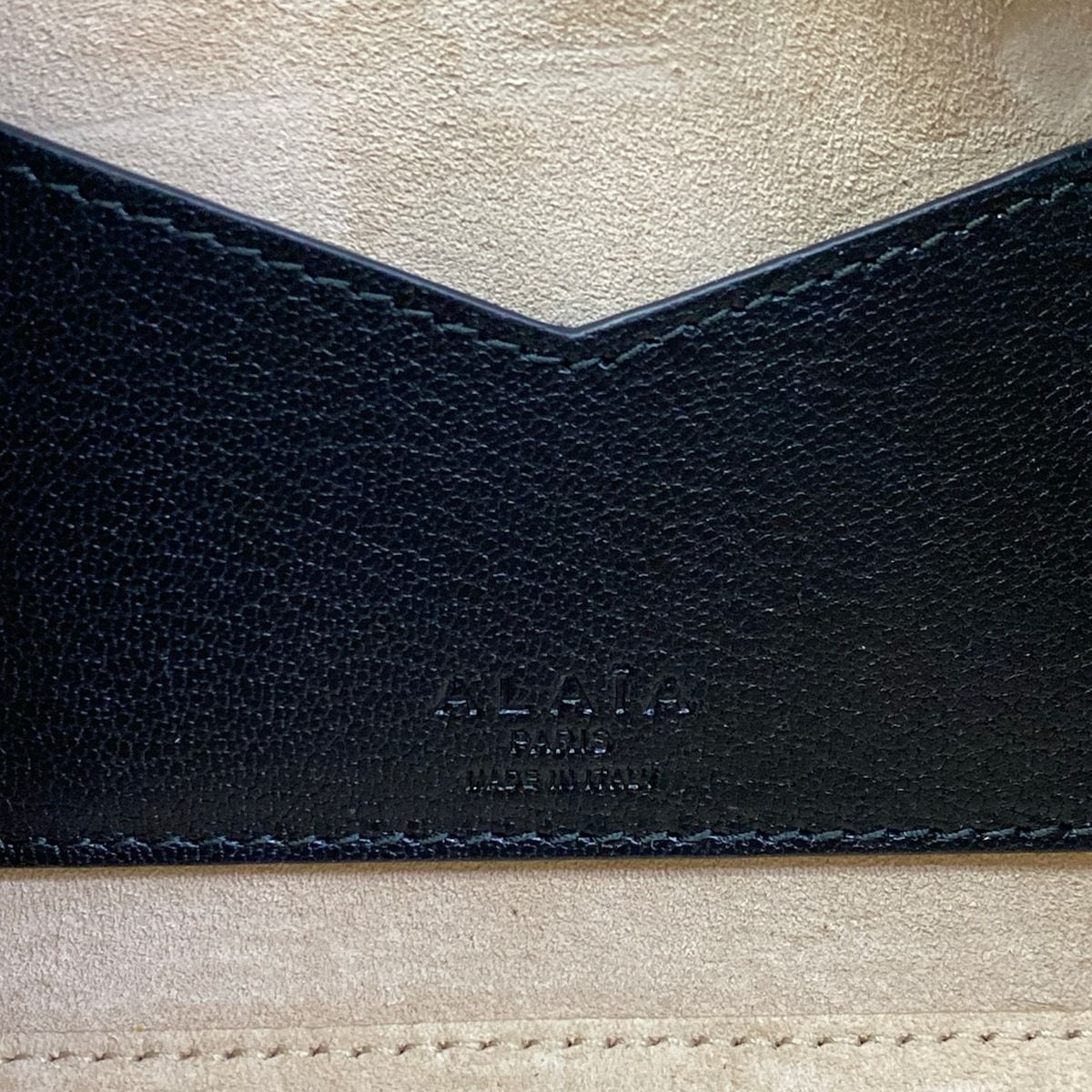 ALAIA(アライア) ショルダーバッグ LE TECKEL MEDIUM AA1S06033CA212 黒