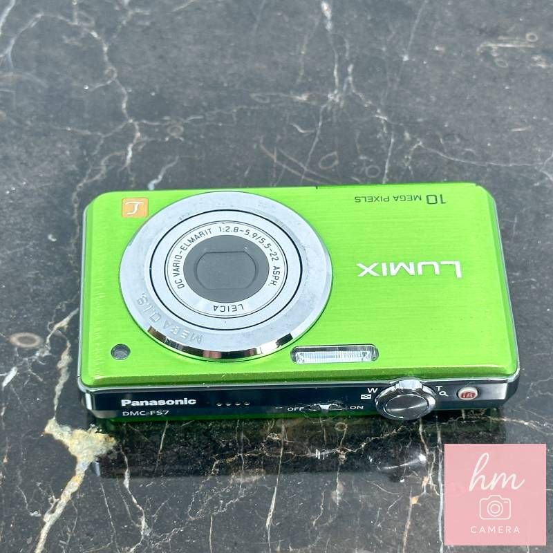 Panasonic LUMIX DMC-FS7 グリーン 1010万画素 光学4倍ズーム ライカ