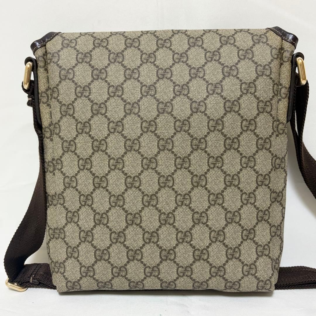 GUCCI グッチ ショルダーバッグ GGスプリーム レザー ベージュ ブラウン 223666 GUCCI グッチ ショルダーバッグ GGスプリーム レザー ベージュ ブラウン 223666