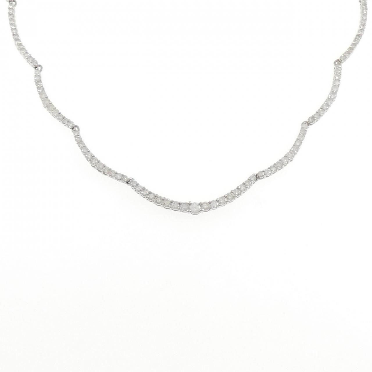 PT850 ダイヤモンド ネックレス 5.00CT