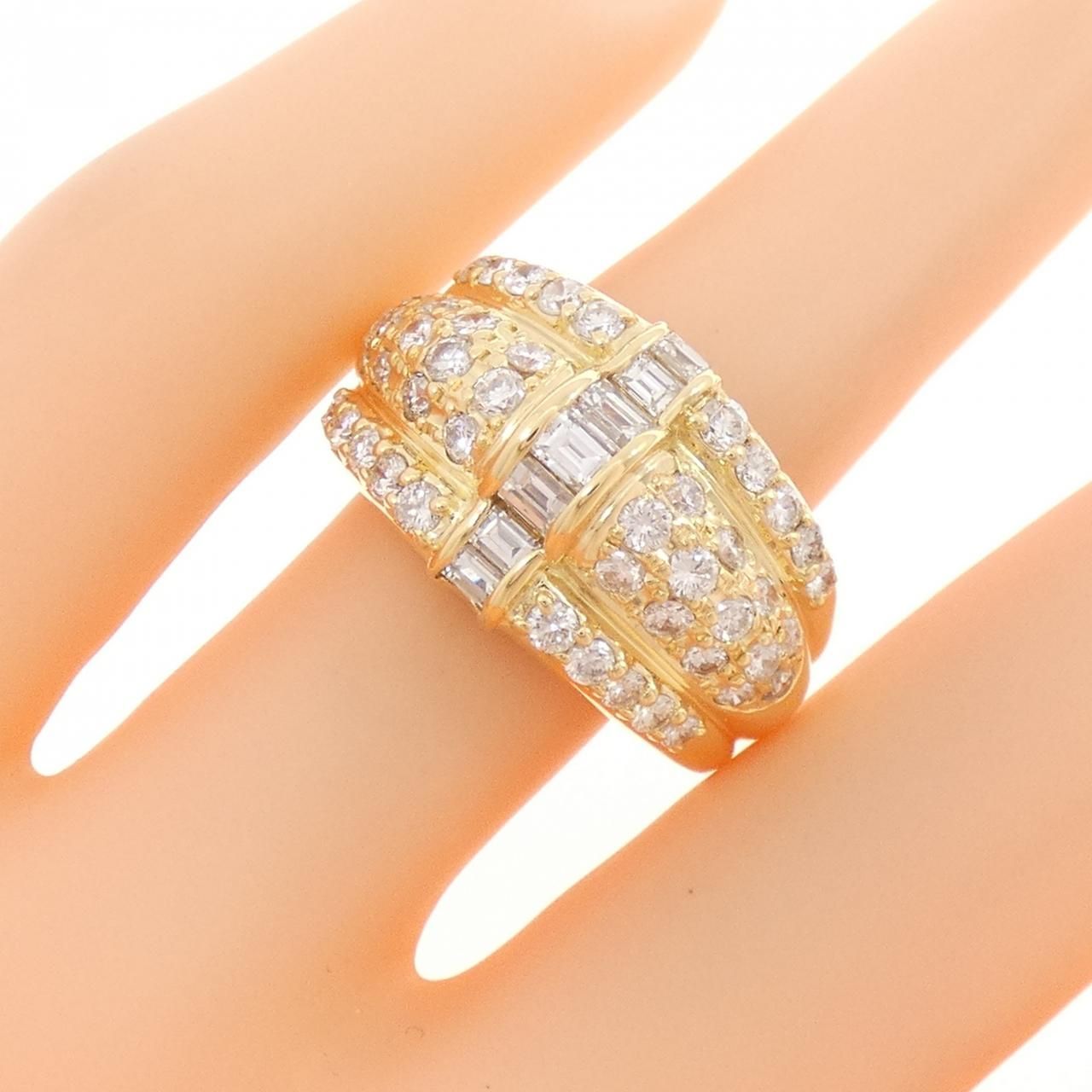 K18YG ダイヤモンド リング 1.50CT - メルカリ