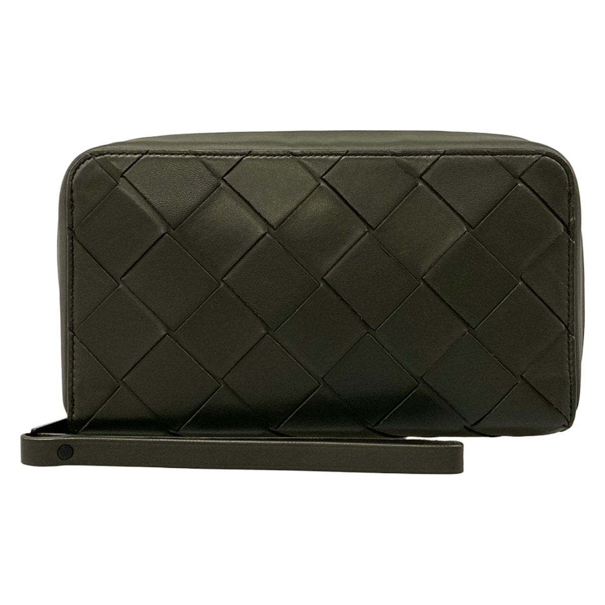 BOTTEGA VENETA(ボッテガヴェネタ) セカンドバッグ マキシイントレチャート ダークグリーン レザー