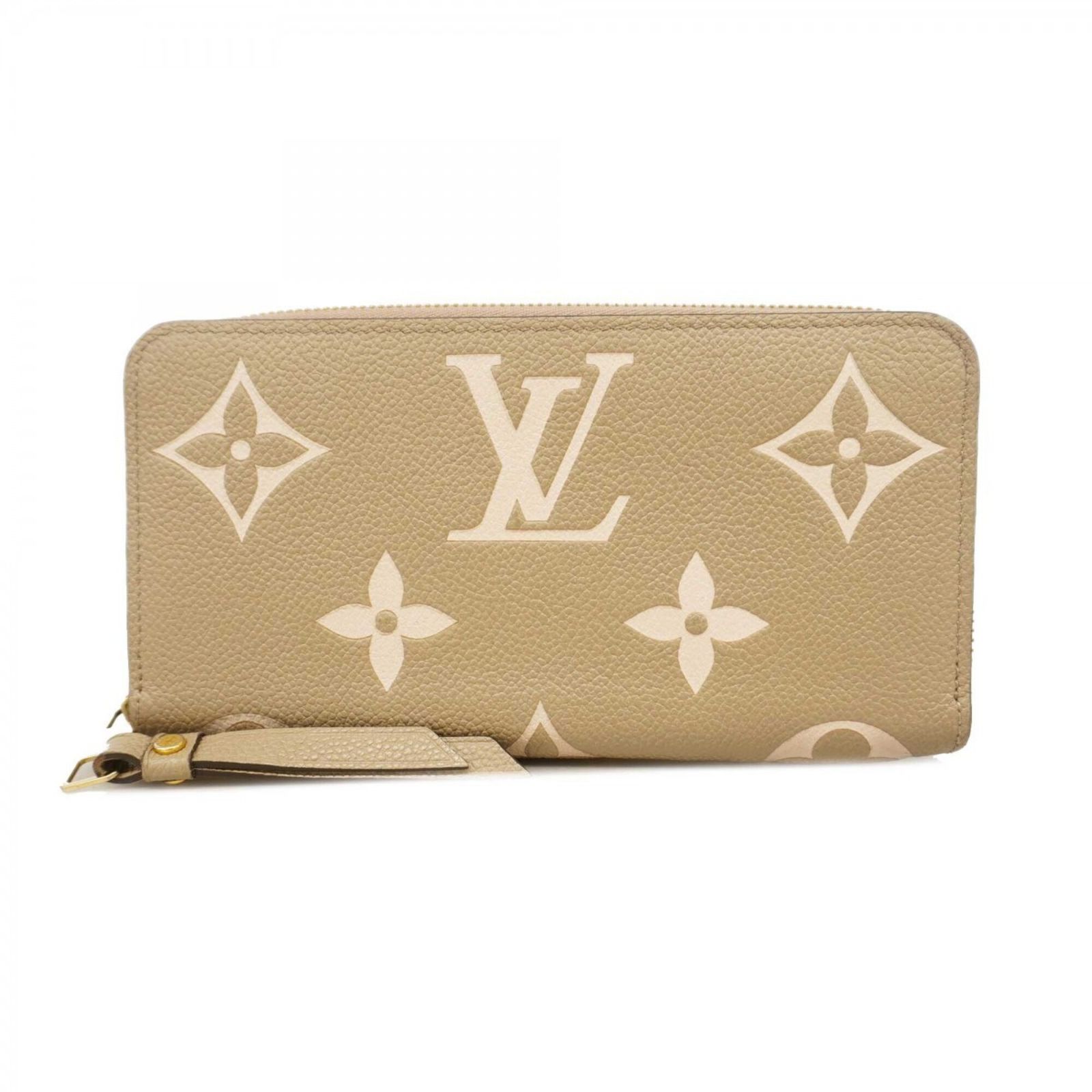 ルイ・ヴィトン(Louis Vuitton) ルイ・ヴィトン 長財布 モノグラム・アンプラント バイカラー ジッピーウォレット M69794 トゥルトレール クレームレディース