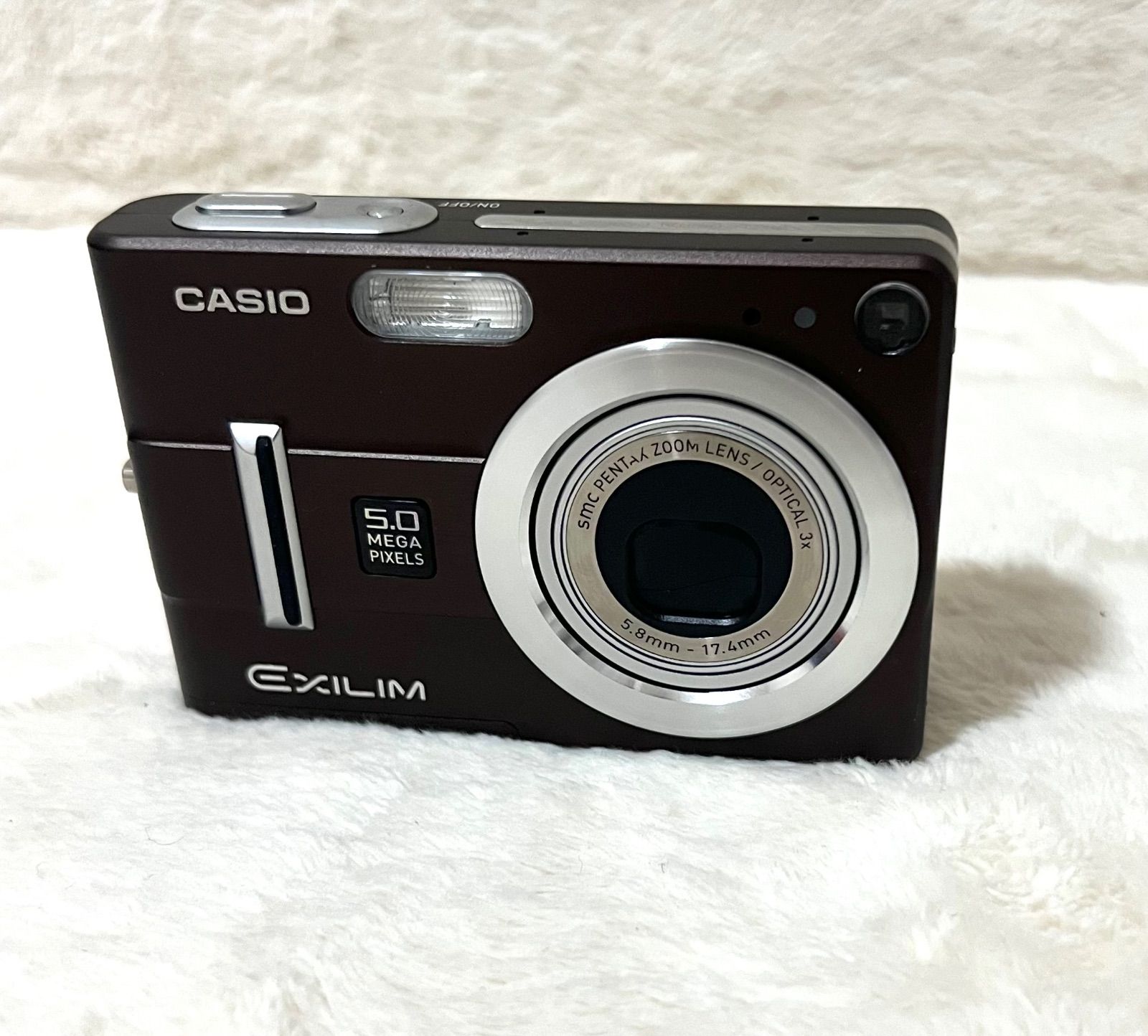 CASIO EXILIM EX-Z55 コンパクトデジカメ ブラウン - メルカリ