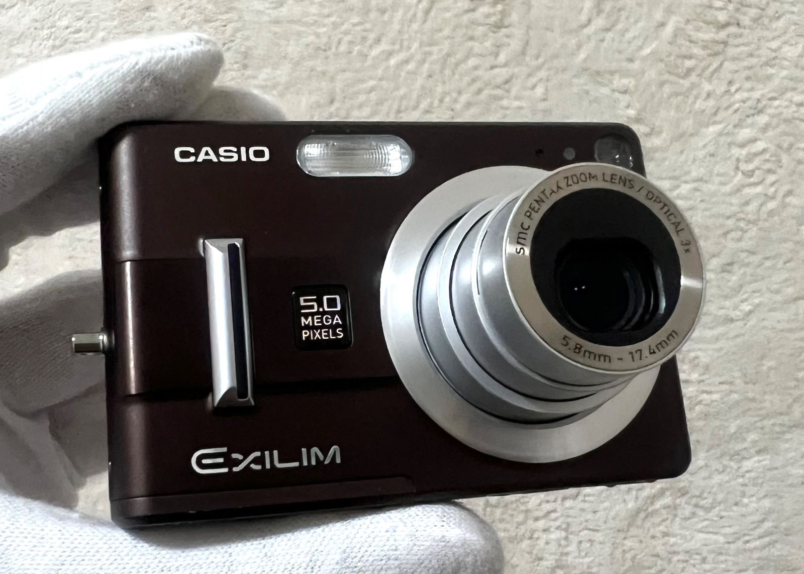 CASIO EXILIM EX-Z55 コンパクトデジカメ ブラウン - メルカリ