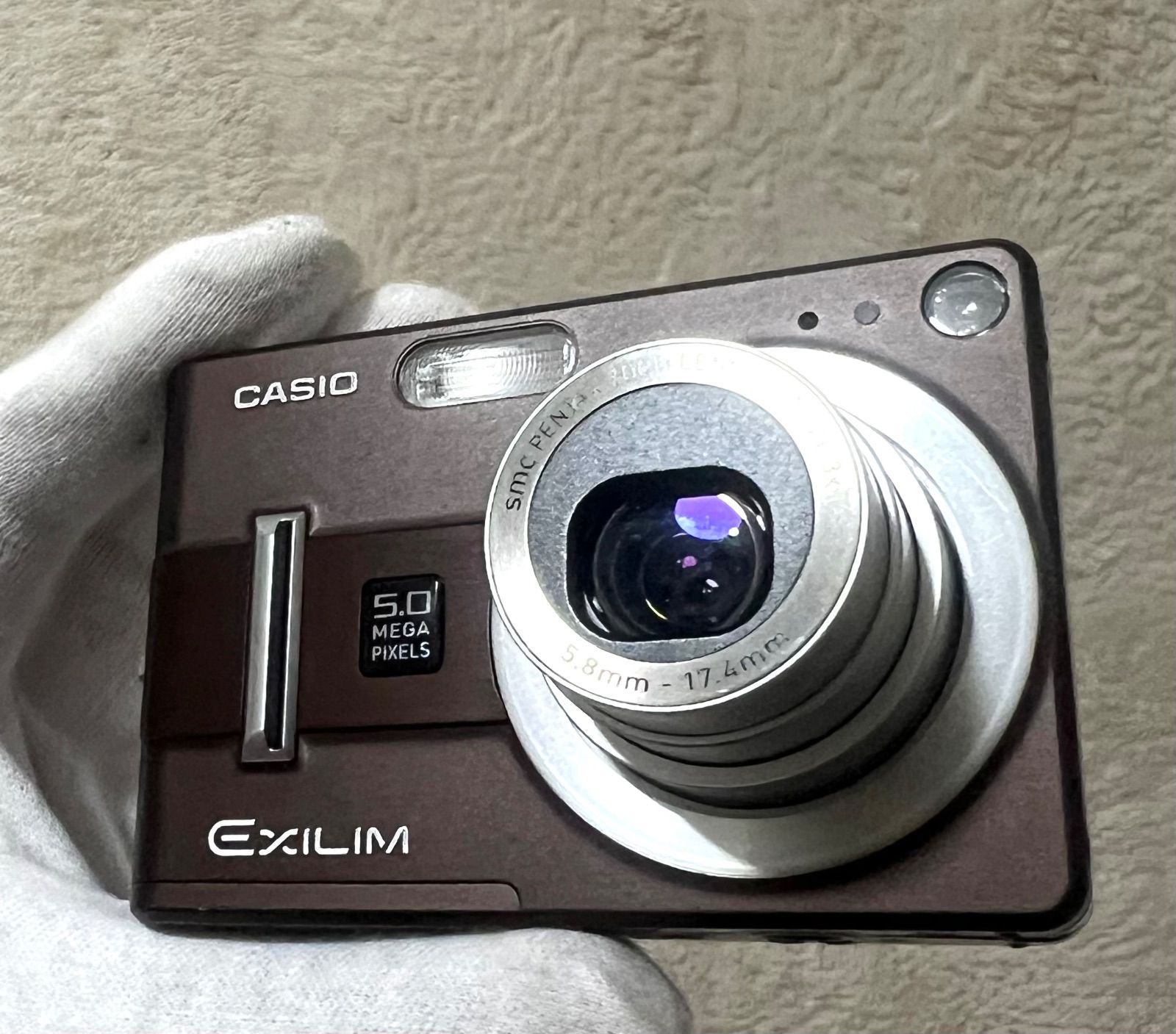 CASIO EXILIM EX-Z55 コンパクトデジカメ ブラウン - メルカリ