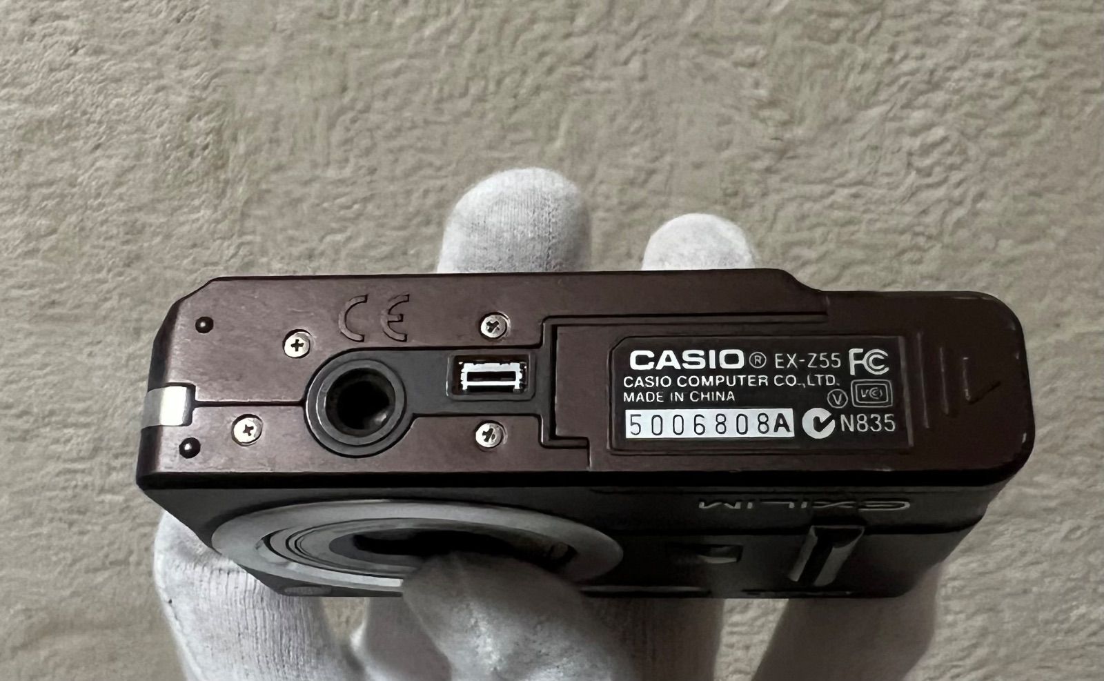 CASIO EXILIM EX-Z55 コンパクトデジカメ ブラウン - メルカリ