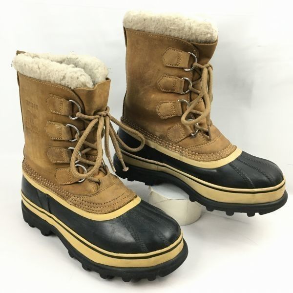 SOREL/ソレル　23.5　高級スノーブーツ　ライナー付き　ブラウン/茶/BROWN〉　Boots/Shoes〕菅No.Y47