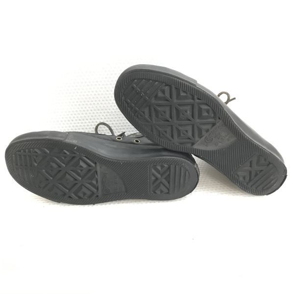 CONVERSE/コンバース★CHUCK TAYLOR/革紐/ハイカットレザースニーカー【size:23.5/black/黒】leather/sneakers/Shoes/trainers◆bE-115 CONVERSE/コンバース☆CHUCK TAYLOR/革紐/ハイカットレザースニーカー