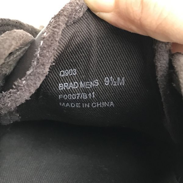 COACH/コーチ☆レザースニーカー【size:9.5M/27.0-27.5/brown/茶】靴
