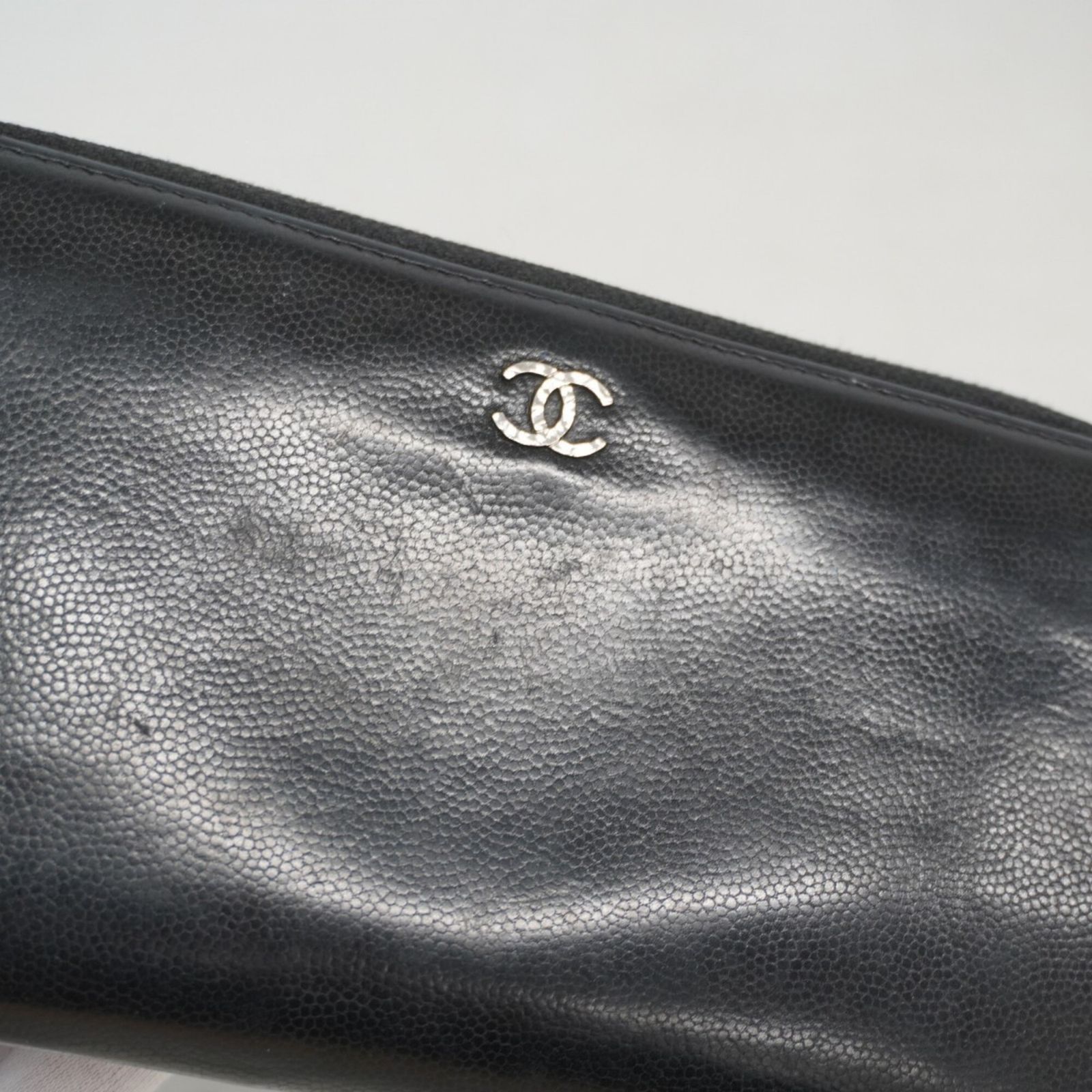 シャネル(Chanel) シャネル 長財布 レザー ブラック レディース - メルカリ