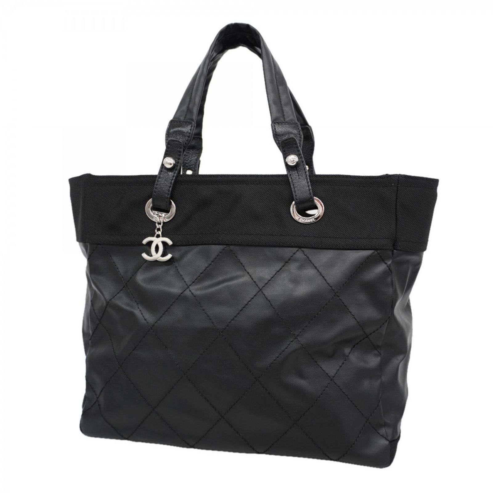 シャネル(Chanel) シャネル トートバッグ パリビアリッツ レザー ブラック レディース