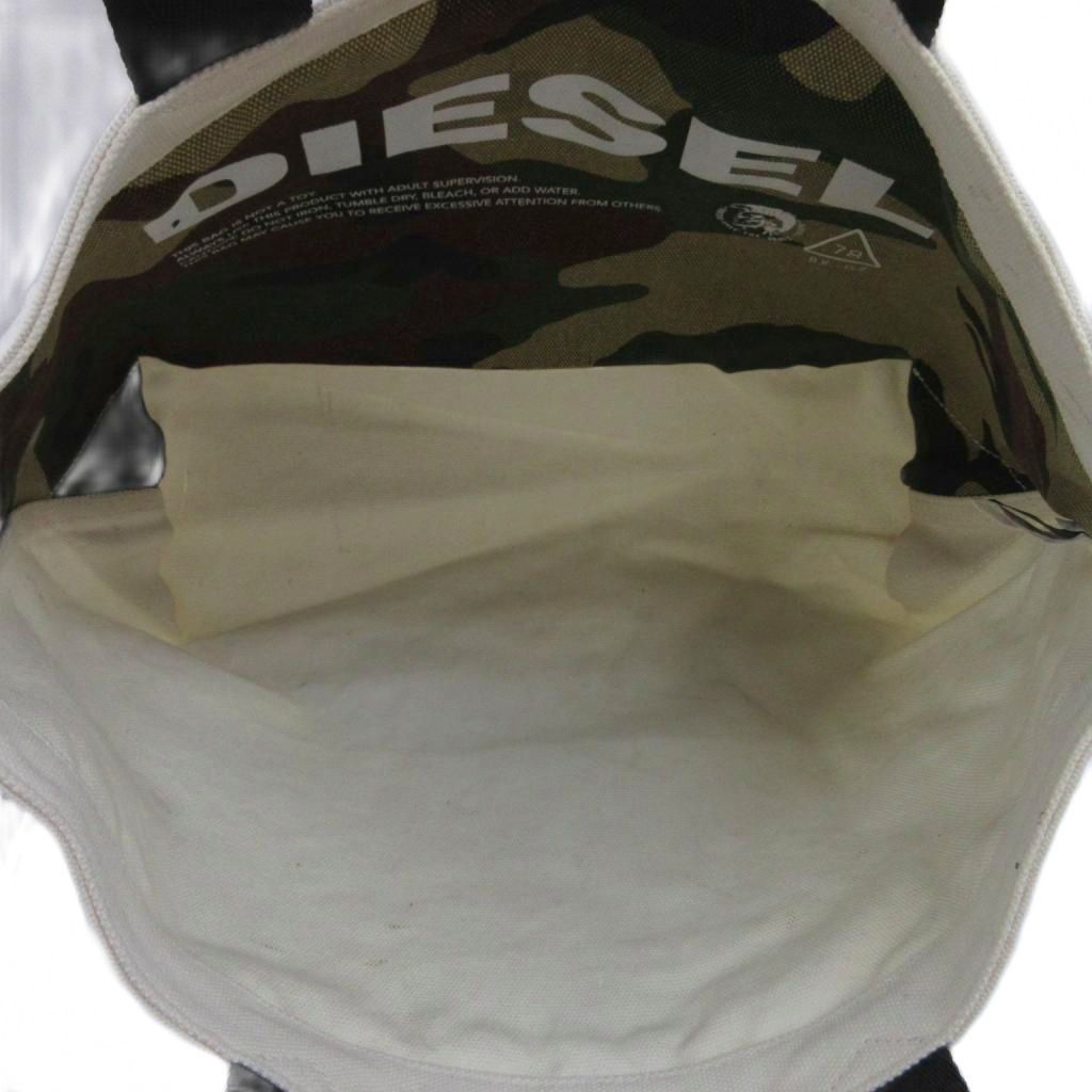 ディーゼル DIESEL トートバッグ ハンド リバーシブル キャンバス 迷彩