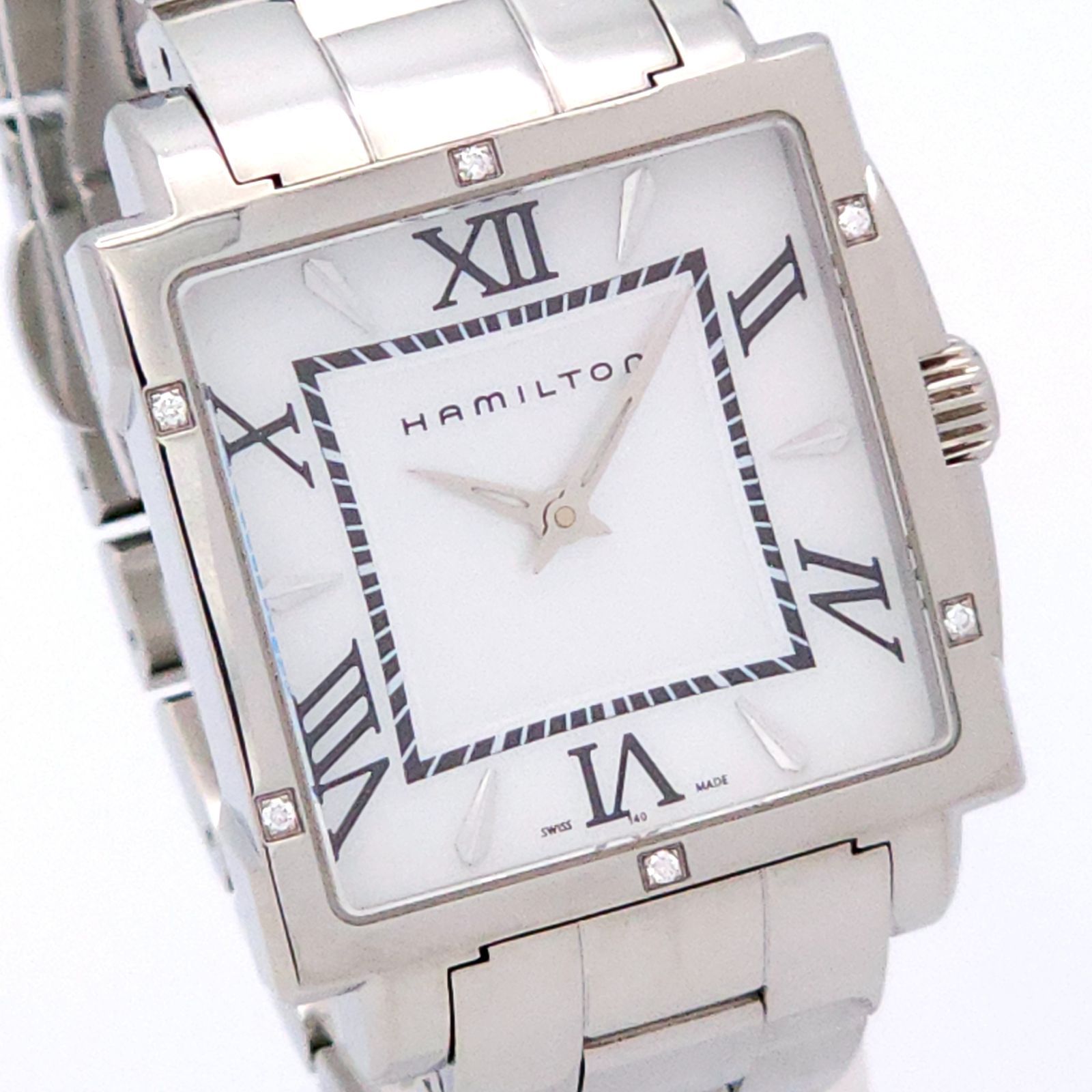 ★良品 HAMILTON ハミルトン ジャズマスター H322910 QZ 動作品 シェル