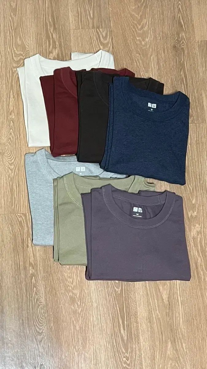 M UNIQLO U クルーネック 7枚