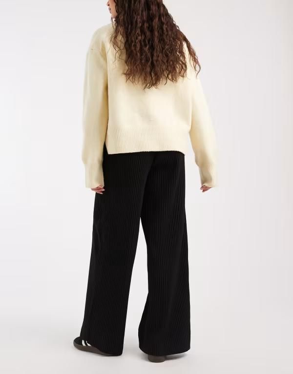 ヴェロモーダ レディース ボトムス カジュアルパンツ Vero Moda loose pull on pliss pants Black Pliss ブラック