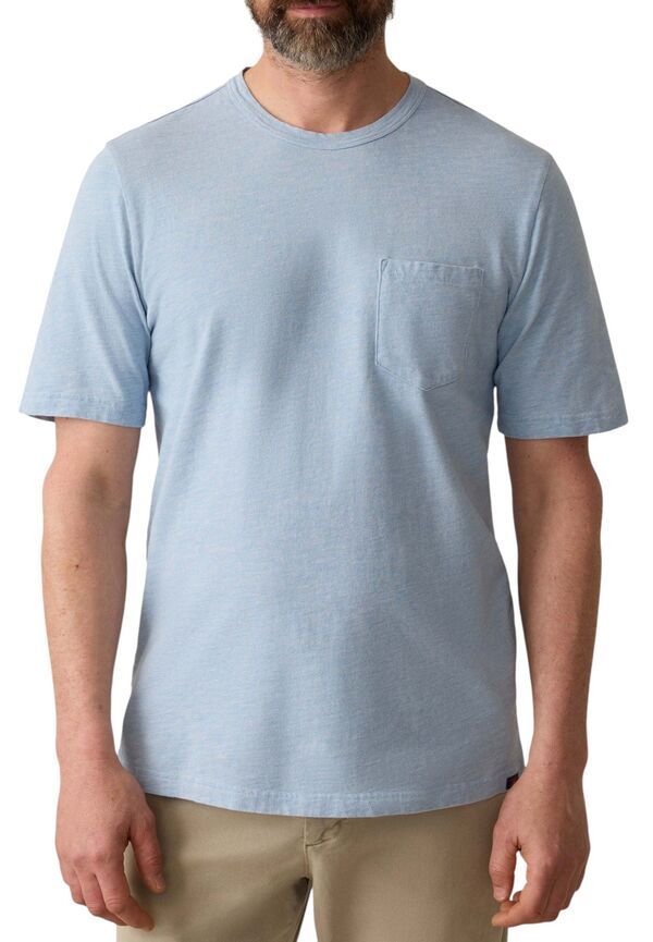 ファレティ メンズ トップス Tシャツ Faherty Mens Indigo Pocket Short Sleeve TShirt Indigo Beach Feeder インディゴ