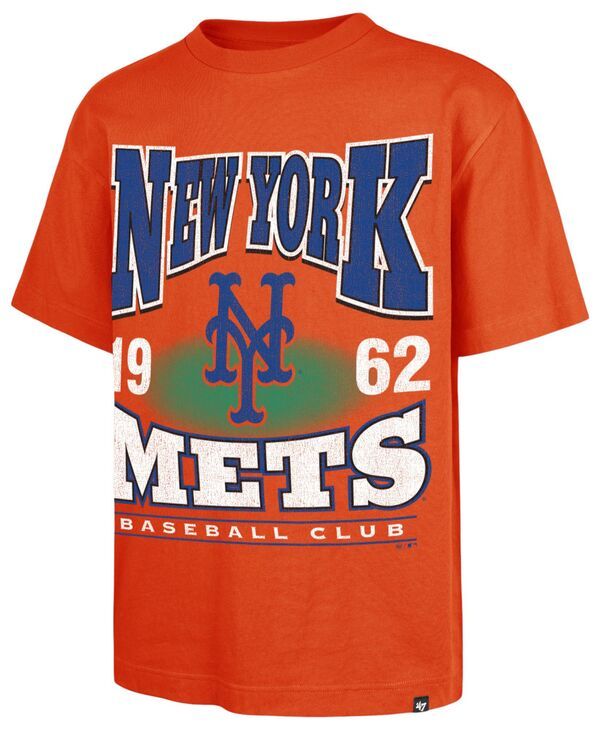 フォーティーセブン レディース トップス Tシャツ 47 Adult New York Mets Orange Rockem Foundation TShirt NoColor オレンジ