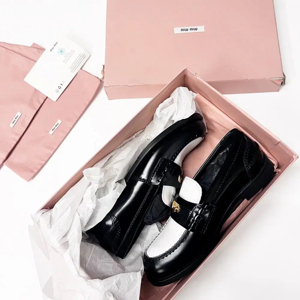EU36 ミュウミュウ ファー ローファー MiuMiu Penny Loafer