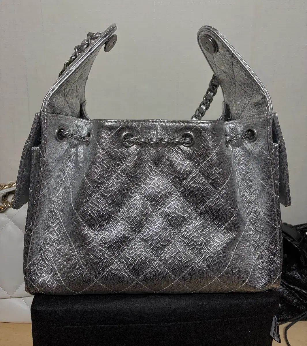 新品 25バッグ シルバー 銀装 スモール