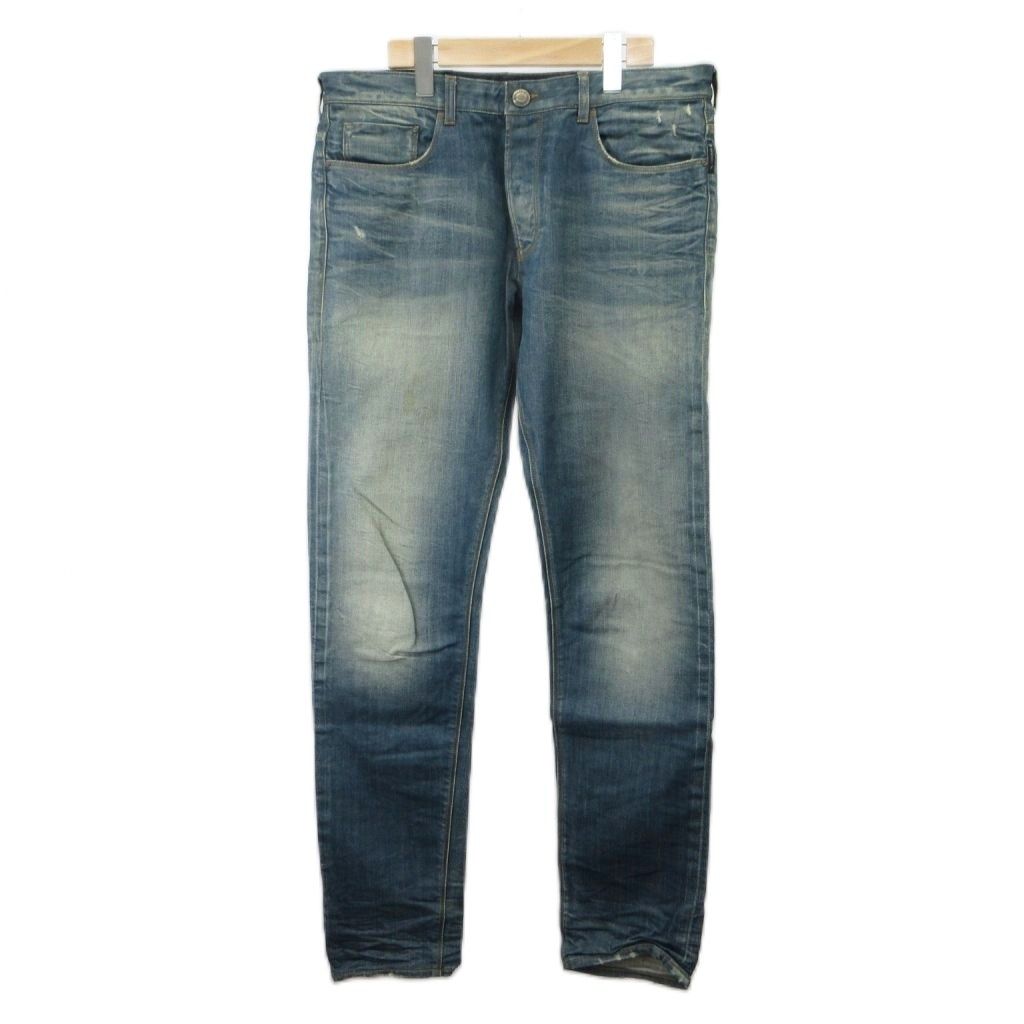 ARMANI JEANS デニム ジーンズ USA32 ブルー ダメージ加工 メンズ アルマーニ ジーンズ ARMANI JEANS デニム ジーンズ 32 青