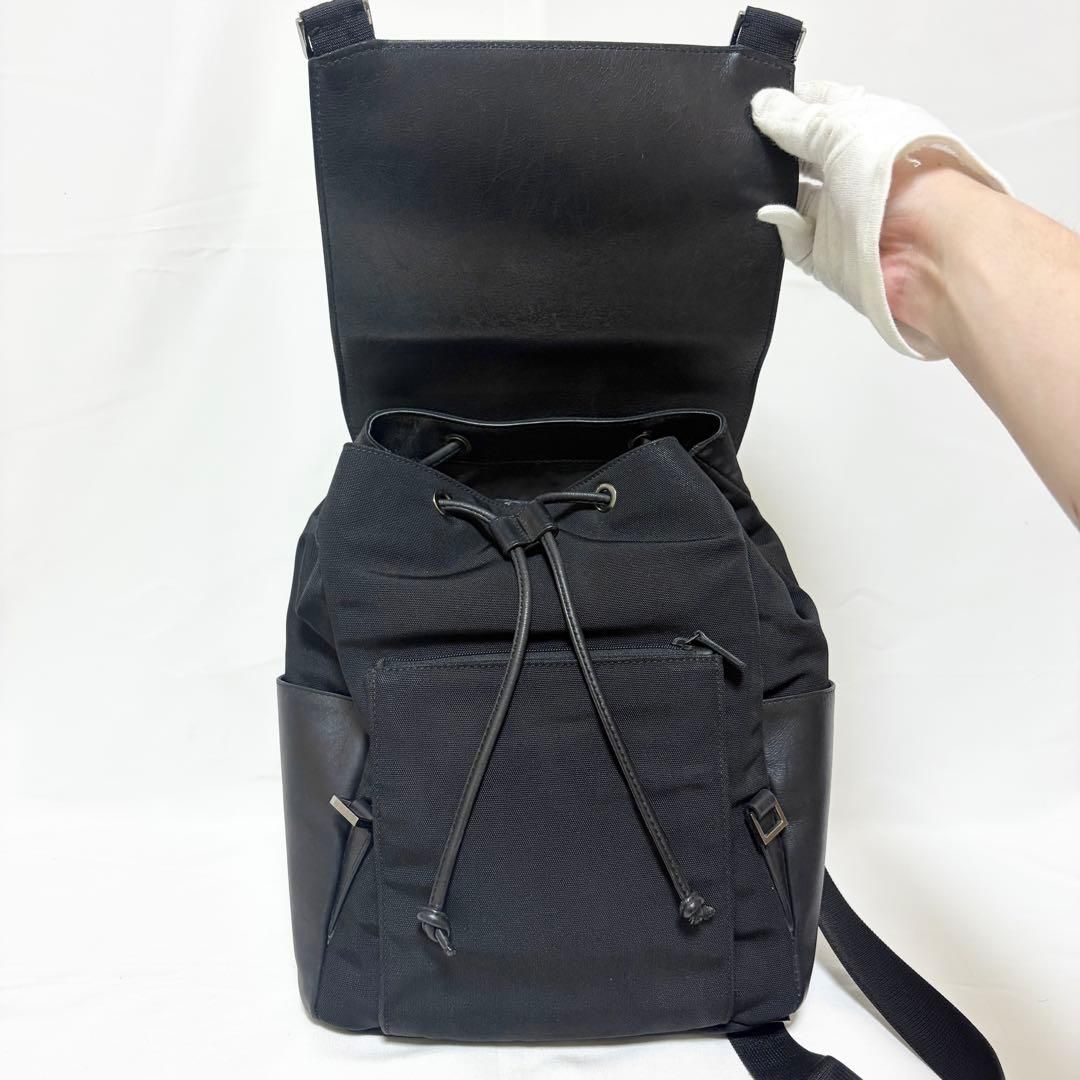 GUCCI グッチ バックパック レザー ナイロン ブラック 003・0233 