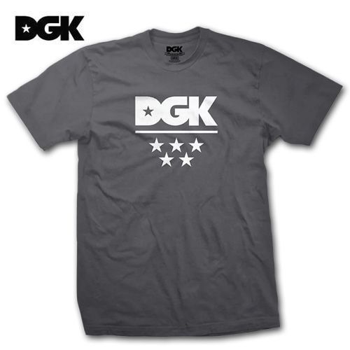 DGK ALL STAR Tシャツ CHARCOAL クラシック チャコールグレー スケートボード オールスター