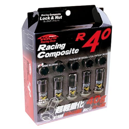 KYO-EI [ 協永産業 ] Racing Composite R40 [ M12×P1.5 ] Lock&Nut クラシカルメッキ [ 個数:20P ] [ 品番 ] RC-11K
